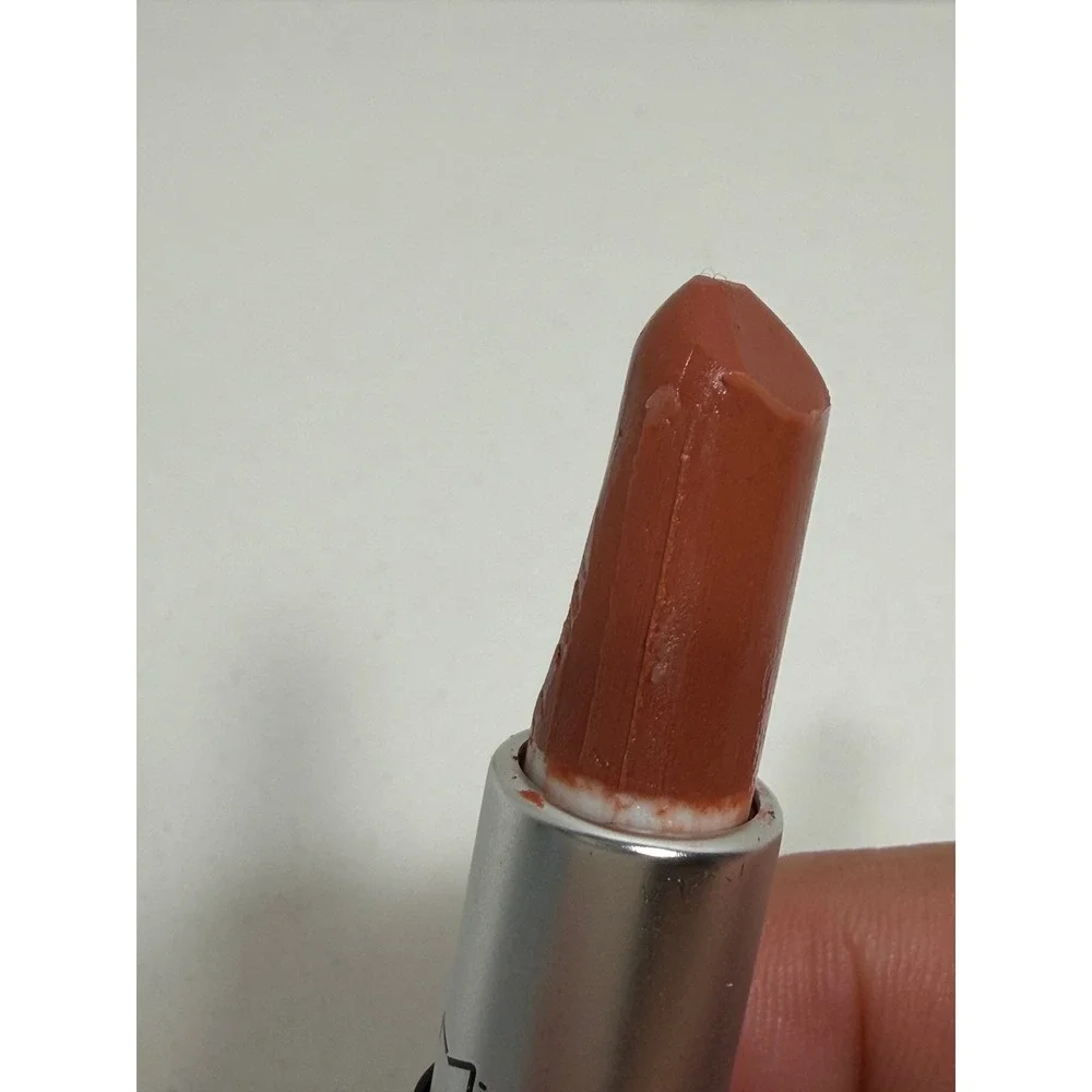 MAC Matte Lipstick PHOTO A23 Golden Brown bullet mini Size with tip flaw RARE
